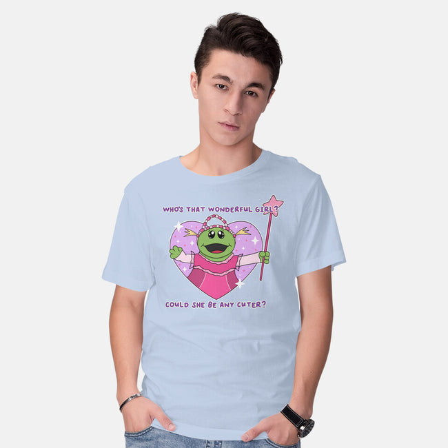 Who’s That Wonderful Girl-Mens-Basic-Tee-Alexhefe