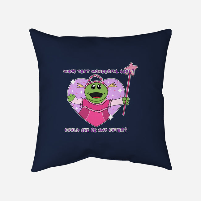 Who’s That Wonderful Girl-None-Removable Cover-Throw Pillow-Alexhefe