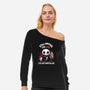 Still Waiting For Love-Womens-Off Shoulder-Sweatshirt-Vallina84