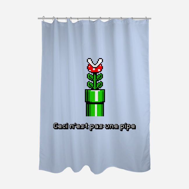 Pipe-None-Polyester-Shower Curtain-demonigote