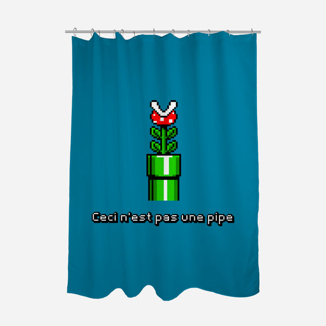 Pipe-None-Polyester-Shower Curtain-demonigote