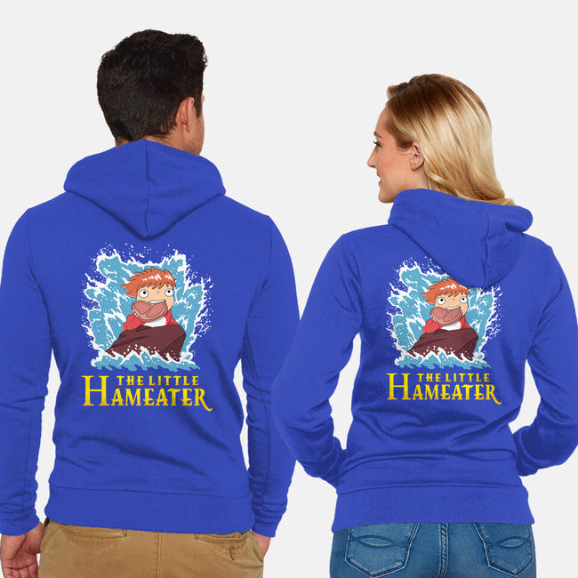 Little Hameater-Unisex-Zip-Up-Sweatshirt-demonigote