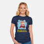 Little Hameater-Womens-Fitted-Tee-demonigote