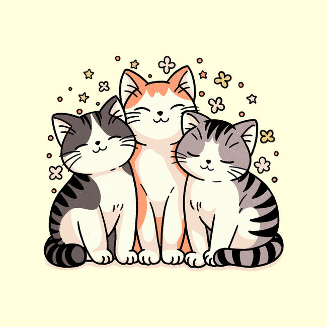 Purrfect Trio-None-Removable Cover-Throw Pillow-fanfreak1