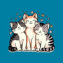 Purrfect Trio-None-Removable Cover-Throw Pillow-fanfreak1