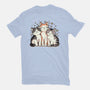 Purrfect Trio-Womens-Basic-Tee-fanfreak1