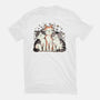 Purrfect Trio-Womens-Basic-Tee-fanfreak1