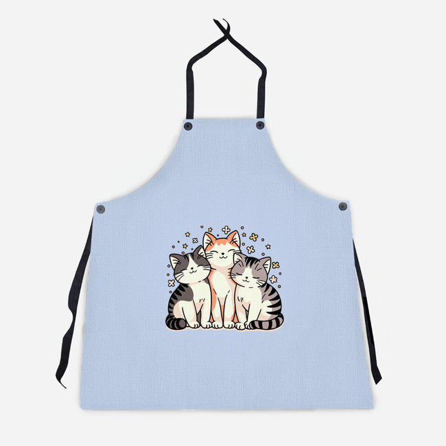 Purrfect Trio-Unisex-Kitchen-Apron-fanfreak1