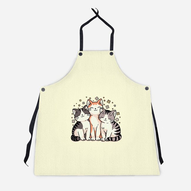 Purrfect Trio-Unisex-Kitchen-Apron-fanfreak1