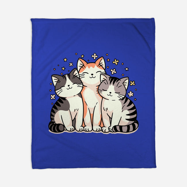 Purrfect Trio-None-Fleece-Blanket-fanfreak1