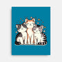 Purrfect Trio-None-Stretched-Canvas-fanfreak1