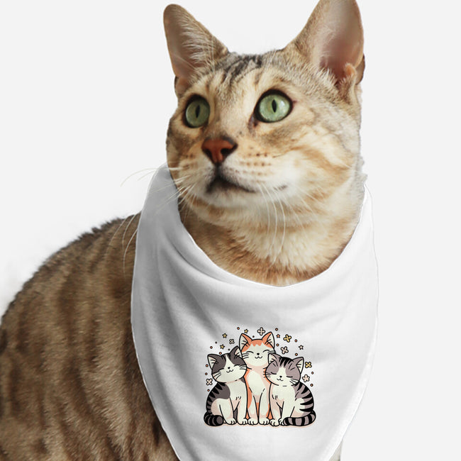 Purrfect Trio-Cat-Bandana-Pet Collar-fanfreak1