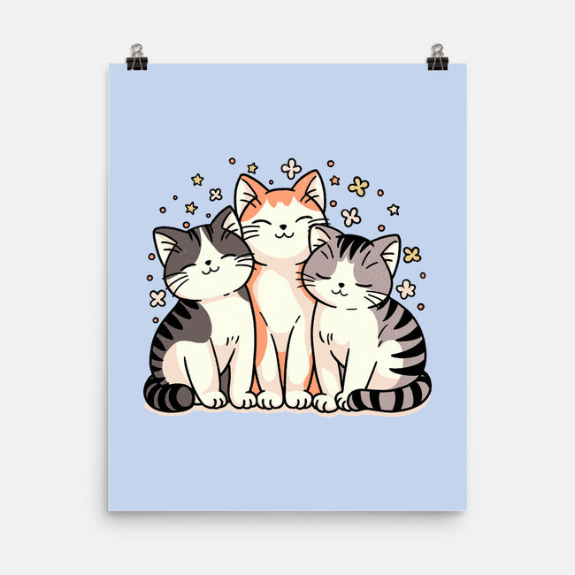 Purrfect Trio-None-Matte-Poster-fanfreak1