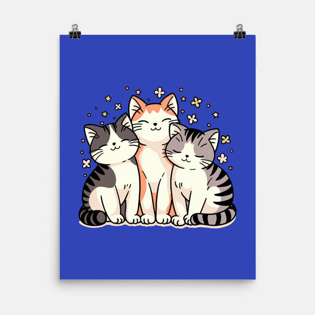 Purrfect Trio-None-Matte-Poster-fanfreak1