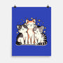 Purrfect Trio-None-Matte-Poster-fanfreak1