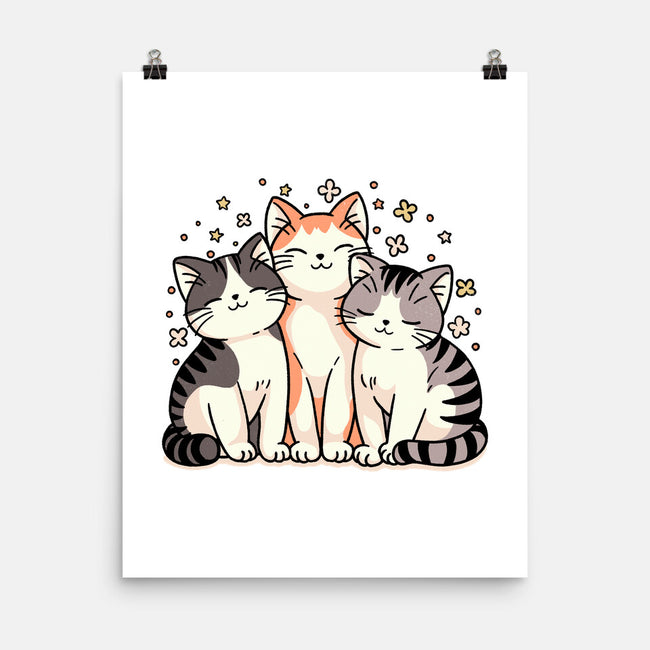 Purrfect Trio-None-Matte-Poster-fanfreak1