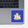 Purrfect Trio-None-Glossy-Sticker-fanfreak1