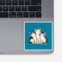 Purrfect Trio-None-Glossy-Sticker-fanfreak1