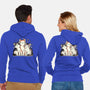 Purrfect Trio-Unisex-Zip-Up-Sweatshirt-fanfreak1