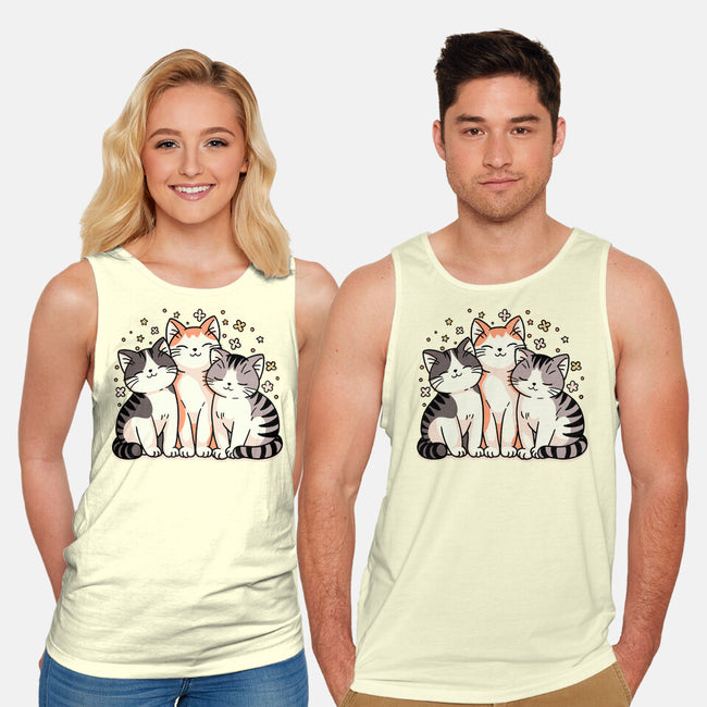 Purrfect Trio-Unisex-Basic-Tank-fanfreak1