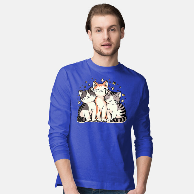 Purrfect Trio-Mens-Long Sleeved-Tee-fanfreak1