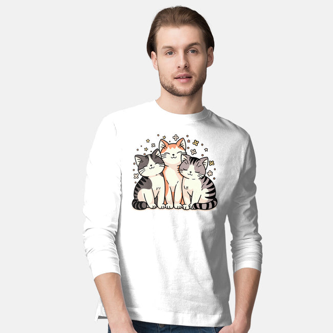 Purrfect Trio-Mens-Long Sleeved-Tee-fanfreak1