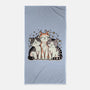 Purrfect Trio-None-Beach-Towel-fanfreak1