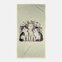 Purrfect Trio-None-Beach-Towel-fanfreak1