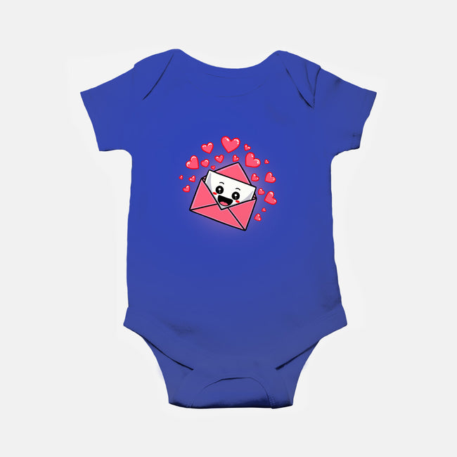 Love Letter-Baby-Basic-Onesie-fanfreak1