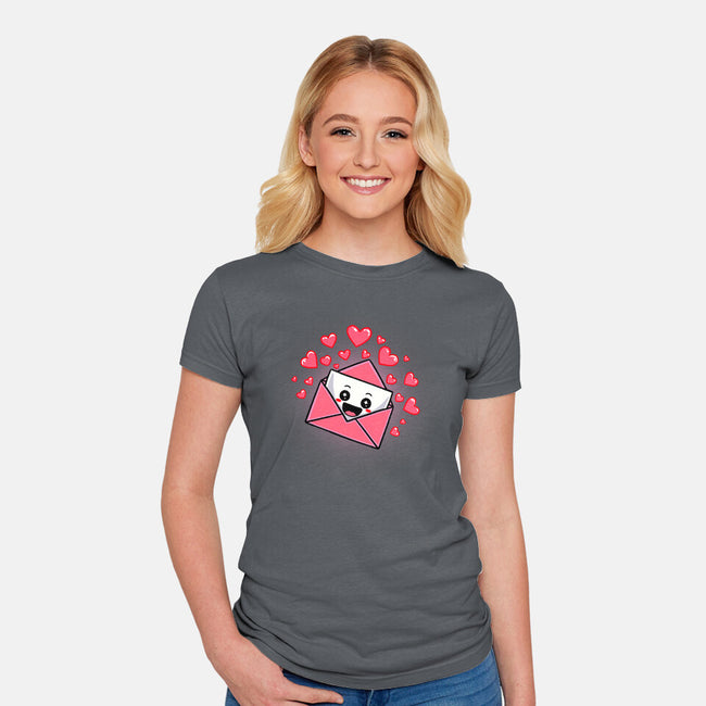 Love Letter-Womens-Fitted-Tee-fanfreak1