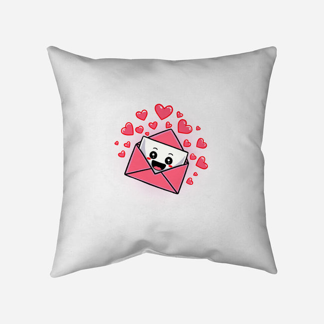 Love Letter-None-Non-Removable Cover w Insert-Throw Pillow-fanfreak1