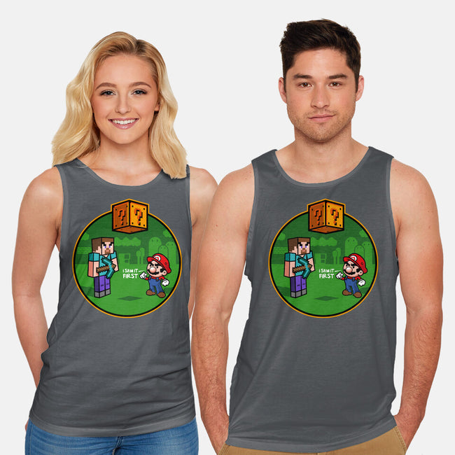 I Saw It First-Unisex-Basic-Tank-demonigote