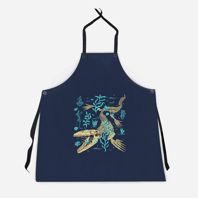 Mosasaurus Fossils-Unisex-Kitchen-Apron-estudiofitas