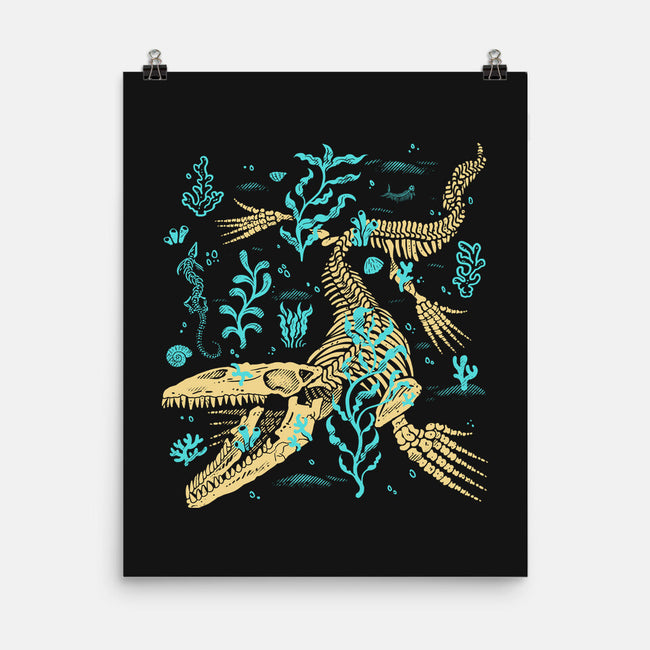 Mosasaurus Fossils-None-Matte-Poster-estudiofitas