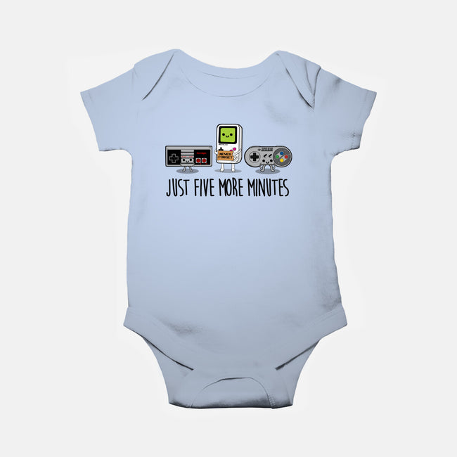 Just Five More Minutes-Baby-Basic-Onesie-Melonseta