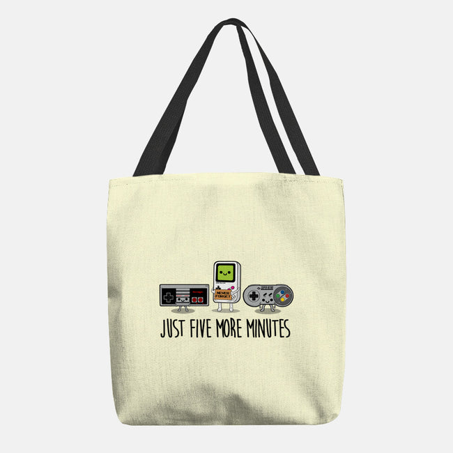 Just Five More Minutes-None-Basic Tote-Bag-Melonseta