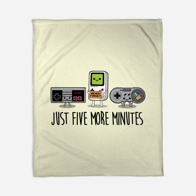 Just Five More Minutes-None-Fleece-Blanket-Melonseta