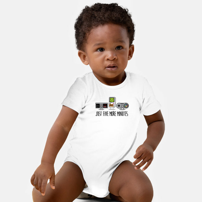 Just Five More Minutes-Baby-Basic-Onesie-Melonseta