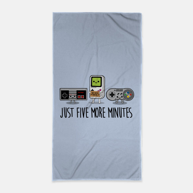 Just Five More Minutes-None-Beach-Towel-Melonseta