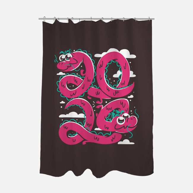 Year Of The Dragon-None-Polyester-Shower Curtain-estudiofitas