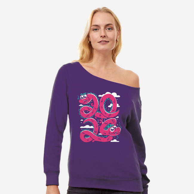 Year Of The Dragon-Womens-Off Shoulder-Sweatshirt-estudiofitas