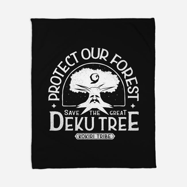 Save Our Forest-None-Fleece-Blanket-demonigote