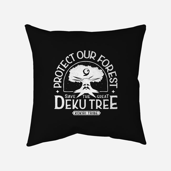 Save Our Forest-None-Removable Cover-Throw Pillow-demonigote