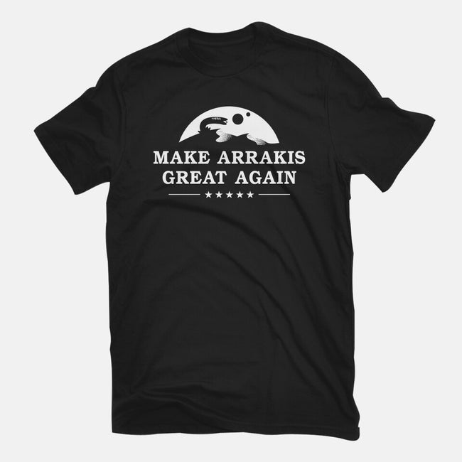 Make Arrakis-Womens-Fitted-Tee-demonigote