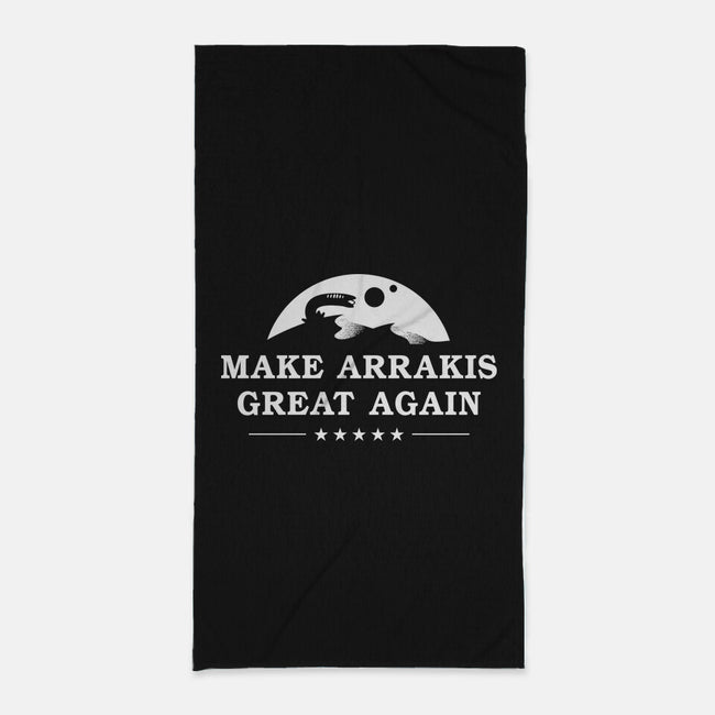 Make Arrakis-None-Beach-Towel-demonigote