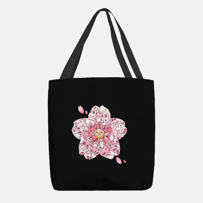 Sakura Foxes-None-Basic Tote-Bag-Vallina84