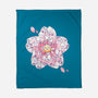 Sakura Foxes-None-Fleece-Blanket-Vallina84