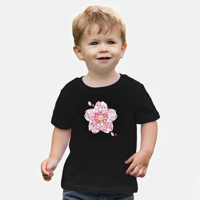 Sakura Foxes-Baby-Basic-Tee-Vallina84