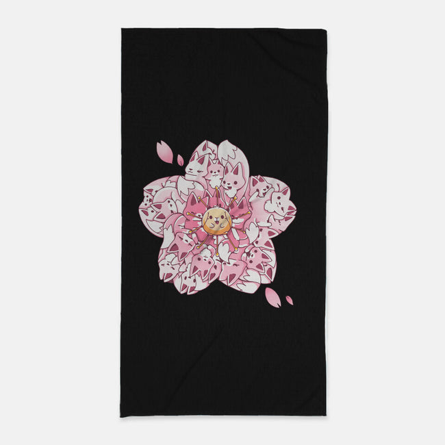 Sakura Foxes-None-Beach-Towel-Vallina84