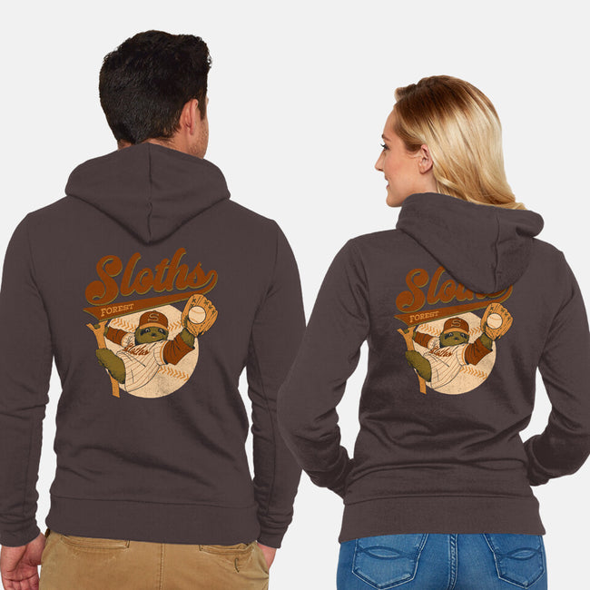 Go Sloths-Unisex-Zip-Up-Sweatshirt-Hafaell